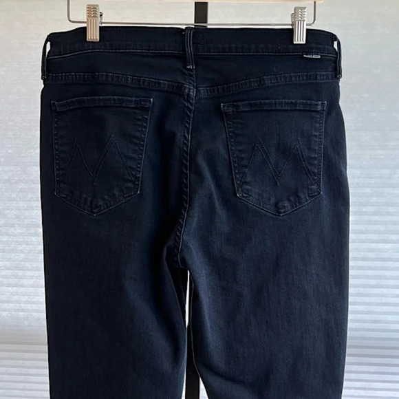 Mother The Stunner Zip Two Step Fray Hem Jeans Holding Hands 32 Classic Edgy - Picture 6 of 9